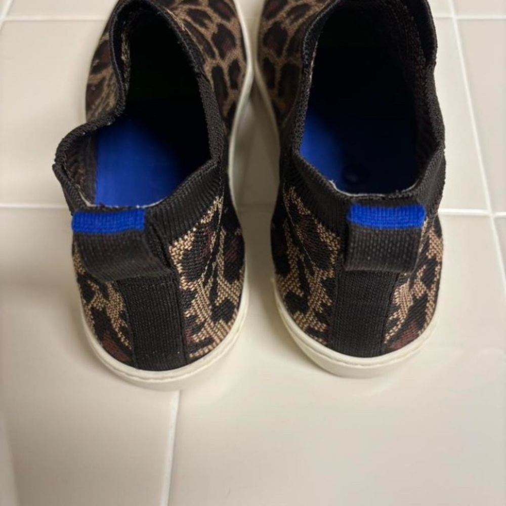 Rothy's Brown Leopard Slip-On Sneakers - Picture 7 of 7